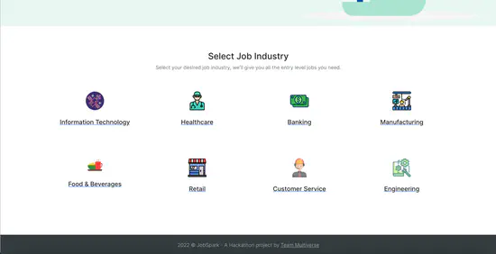 JobSpark Job Application Portal